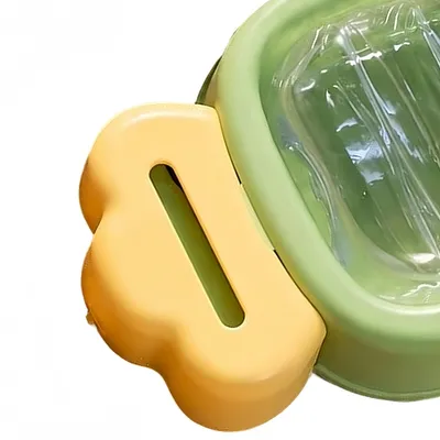 MCBOSON Bouteille d'eau portable pour animaux Carotte, 450 ml avec cordon