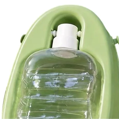 MCBOSON Bouteille d'eau portable pour animaux Carotte, 450 ml avec cordon