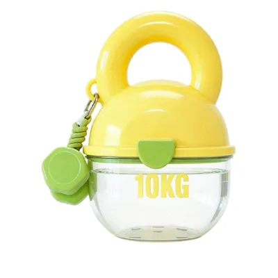 MCBOSON Vitality Kettlebell-Reisebecher für Katzen und Hunde Gelb MCBOSON Vitality Kettlebell-Reisebecher für Katzen und Hunde Gelb