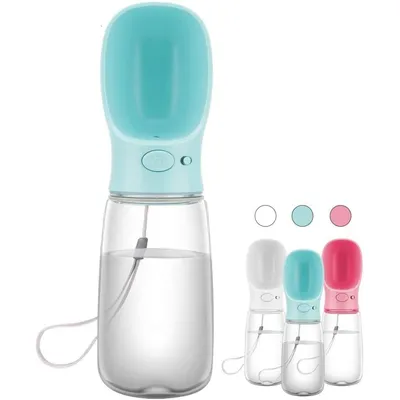 Gourde pour Chien 550ml - Bouteille d'Eau Portable Animaux Extérieur Voyage Gourde pour Chien 550ml - Bouteille d'Eau Portable Animaux Extérieur Voyage