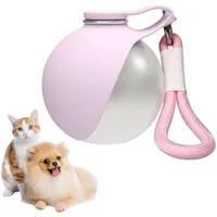 PetTribes Gourde Portable Animaux 285ml, Abreuvoir Silicone Pliable Étanche