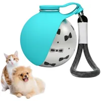 PetTribes Gourde Portable Animaux 285ml, Abreuvoir Silicone Pliable Étanche