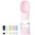 Gourde eau portable pour chien avec gamelle et réservoir nourriture Gourde eau portable pour chien avec gamelle et réservoir nourriture