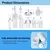 Zoomtopia Gourde pliable chat chien 550ml gris anti-fuite Zoomtopia Gourde pliable chat chien 550ml gris anti-fuite