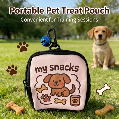 PetTribes Sac à Friandises Dressage Chien, Portable à Main, Pour Promenade PetTribes Sac à Friandises Dressage Chien, Portable à Main, Pour Promenade