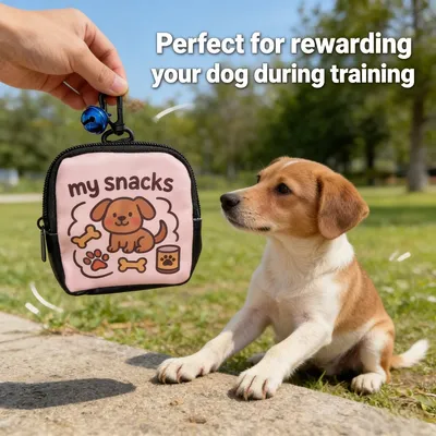 PetTribes Sac à Friandises Dressage Chien, Portable à Main, Pour Promenade PetTribes Sac à Friandises Dressage Chien, Portable à Main, Pour Promenade