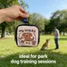PetTribes Leckerli-Tasche für Hundetraining, handtragbar, für Spaziergänge