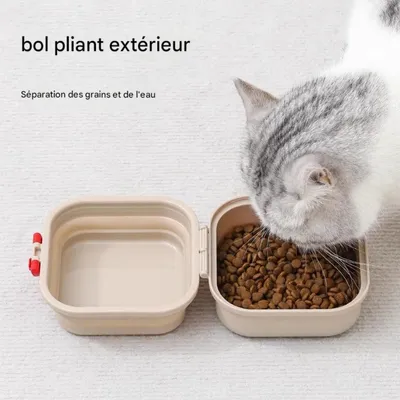 FurryFusion Bol pliable pour chien et chat FurryFusion Bol pliable pour chien et chat