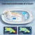 Verdickte, waschbare und aufblasbare Wassermatratze für Katzen und Hunde(M)
