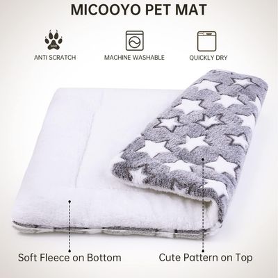 COUSSINET CAGE CHIEN XL 79x60cm - POLAIRE ULTRA DOUCE