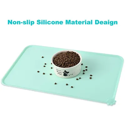 PetTribes Tapis Silicone Gamelle Chien Chat