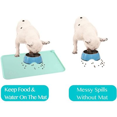 PetTribes Tapis Silicone Gamelle Chien Chat
