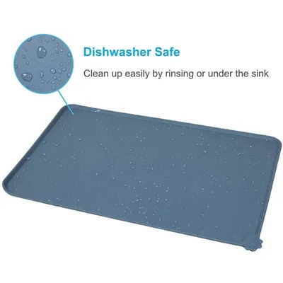 PetTribes Tapis Silicone Gamelle Chien Chat