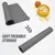 PetTribes Tapis Gamelle Chien Chat en Silicone FDA,Imperméable Antidérapant