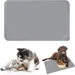 PetTribes Silikon-Futterschalenmatte FDA, Wasserdicht Rutschfest 48x30cm