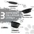 ZooVenture Lot 2 Bols Silicone Pliables Chien Noir ZooVenture Lot 2 Bols Silicone Pliables Chien Noir