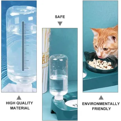 ZooVenture Bol Lente Chat Distributeur Eau Automatique ZooVenture Bol Lente Chat Distributeur Eau Automatique