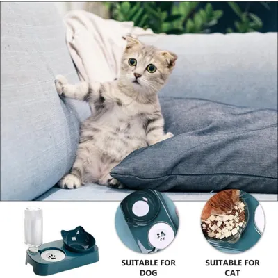 ZooVenture Bol Lente Chat Distributeur Eau Automatique ZooVenture Bol Lente Chat Distributeur Eau Automatique