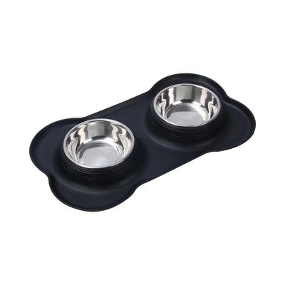 MCBOSON Juego 2 alfombrillas antideslizantes silicona acero inoxidable