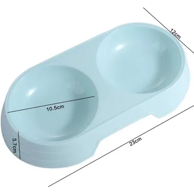 ZooVenture Bol Double Compartiment Chat Chien Rose ZooVenture Bol Double Compartiment Chat Chien Rose