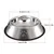 PetTribes Gamelle Acier Inoxydable Antidérapante Animaux (15cm/Lot de 2)