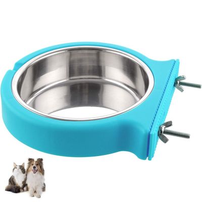 ZooVenture Bol Suspendu Cage Chat Chien Oiseau Inox