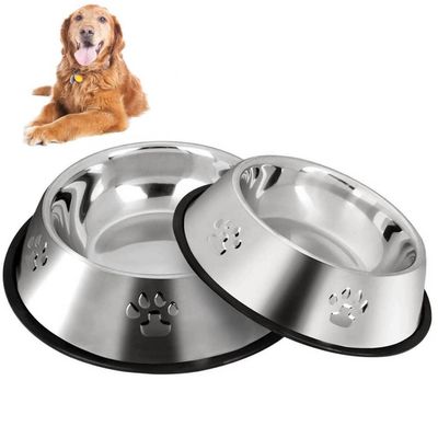 PetTribes Edelstahl Rutschfeste Tiere (26cm/Lot of 2)