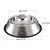 PetTribes Gamelle Acier Inoxydable Antidérapante Animaux (26cm/Lot de 2)