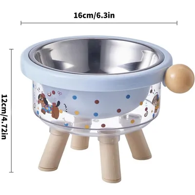 ZooVenture Bol Eleve Chien Inox Jaune Amovible ZooVenture Bol Eleve Chien Inox Jaune Amovible