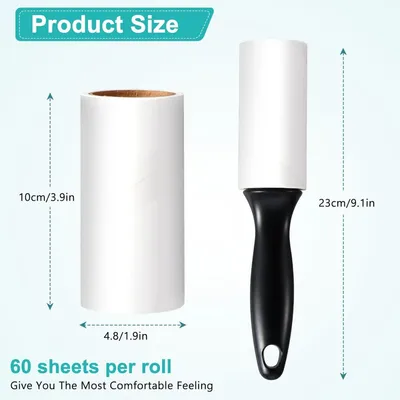 MCBOSON Rouleau Anti-Poil Animal 1 manche + 6 recharges (360 Feuilles) MCBOSON Rouleau Anti-Poil Animal 1 manche + 6 recharges (360 Feuilles)