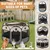 PetTribes Parc Pliant Gris S pour Chien Chat 8 Panneaux 73x73x43cm PetTribes Parc Pliant Gris S pour Chien Chat 8 Panneaux 73x73x43cm