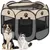 PetTribes Parc Pliant Gris S pour Chien Chat 8 Panneaux 73x73x43cm PetTribes Parc Pliant Gris S pour Chien Chat 8 Panneaux 73x73x43cm
