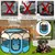 PetTribes Parc Pliant Gris S pour Chien Chat 8 Panneaux 73x73x43cm PetTribes Parc Pliant Gris S pour Chien Chat 8 Panneaux 73x73x43cm