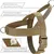 FurryFusion Harnachement tactique anti-pull pour grands chiens