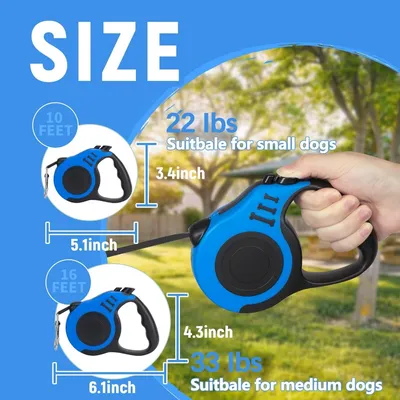 ZooVenture Laisse Retractable Chien 10 Pieds