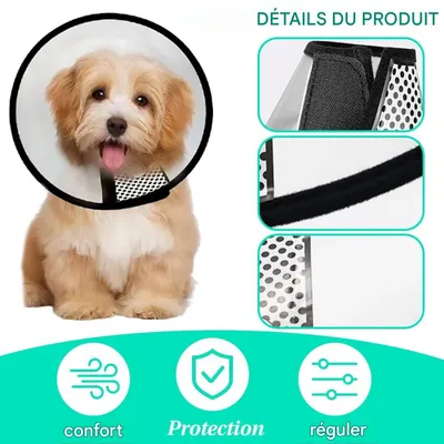 FurryFusion Collier anti-lick en mousse pour chats et chiens FurryFusion Collier anti-lick en mousse pour chats et chiens