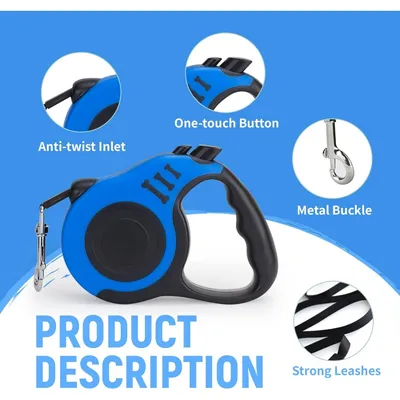 ZooVenture Laisse Retractable Chien 10 Pieds