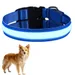 HausPets Collier Lumineux LED Rechargeable Bleu Taille L Chiens