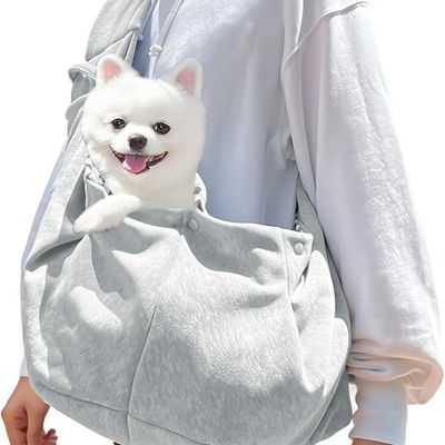 MCBOSON Sac à Dos Transport Chien Gris