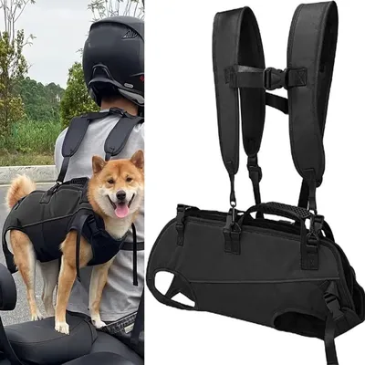 PetTribes Sac à Dos Randonnée Chien Taille L, Noir PetTribes Sac à Dos Randonnée Chien Taille L, Noir