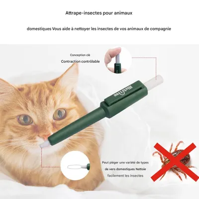 FurryFusion Stylo pour attraper les parasites d'animaux de compagnie FurryFusion Stylo pour attraper les parasites d'animaux de compagnie