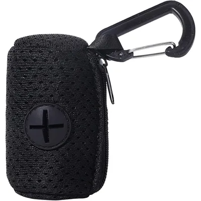 Zoomtopia Distributeur sacs à caca chien noir tissu maille pratique Zoomtopia Distributeur sacs à caca chien noir tissu maille pratique