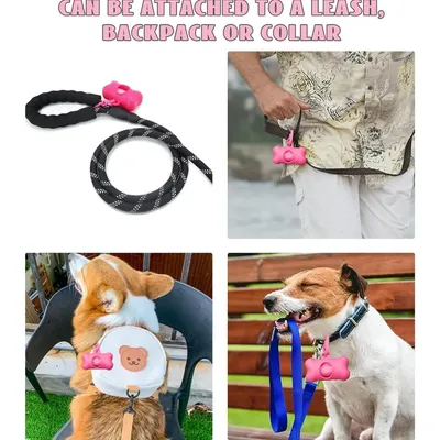 PetTribes Händler Tasche Höhle Hund, Form Ossi, Rose 5x8cm