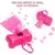 PetTribes Distributeur Sacs Crottes Chien, Forme Os, Rose 5x8cm