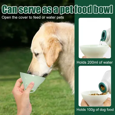 ZooVenture Bouteille Eau Pliable Chien Chat Forme Goutte ZooVenture Bouteille Eau Pliable Chien Chat Forme Goutte