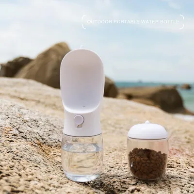 ZooVenture Bouteille Eau Chien 2 en 1 Nourriture ZooVenture Bouteille Eau Chien 2 en 1 Nourriture