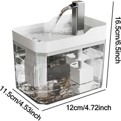 Automatic Cat Water Fontaine à eau pour chat en - 1.5L Ultra Quiet Pump Dog