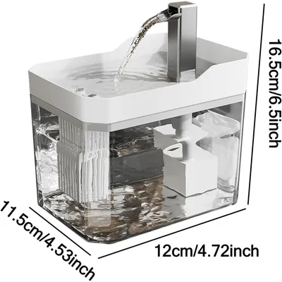 Automatic Cat Water Fontaine à eau pour chat en - 1.5L Ultra Quiet Pump Dog