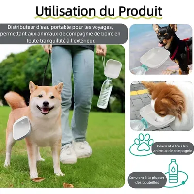 ZooVenture Gamelle Eau Portable Chien Silicone 2P ZooVenture Gamelle Eau Portable Chien Silicone 2P