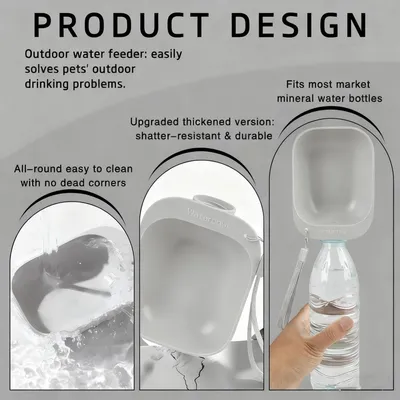 ZooVenture Gamelle Eau Portable Chien Silicone 2P ZooVenture Gamelle Eau Portable Chien Silicone 2P